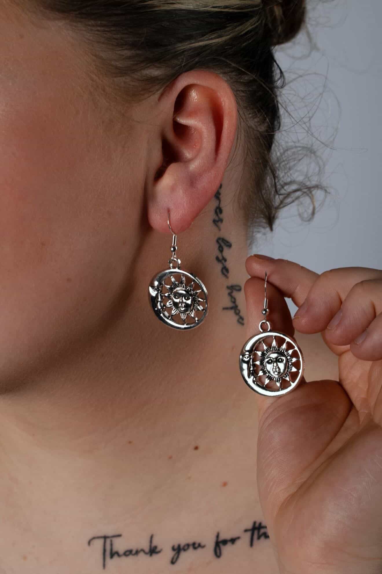 Sun and Moon Earrings