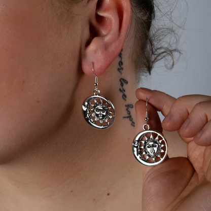 Sun and Moon Earrings