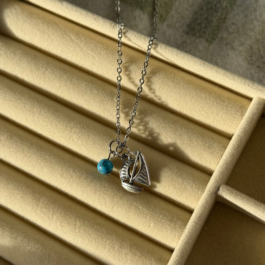 Yacht Crystal Necklace