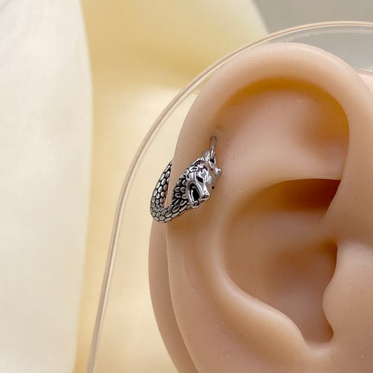 Dragon Helix Hoop Earrings 1PC