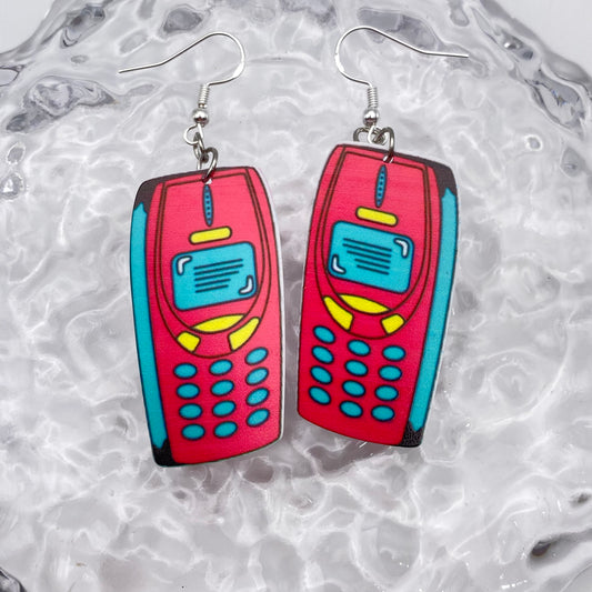 Old School Retro Phone Earrings