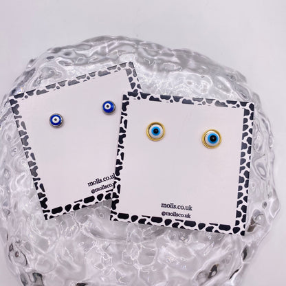 Evil Eye Stud Earrings