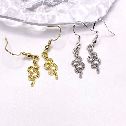 Small Snake Earrings