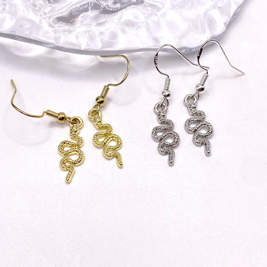 Small Snake Earrings