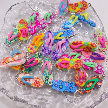 Colourful Flip Flop Earrings