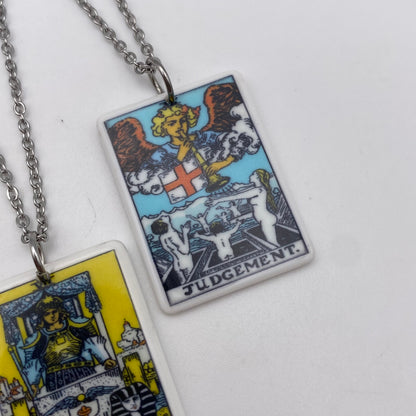 Colourful Tarot Card Necklaces