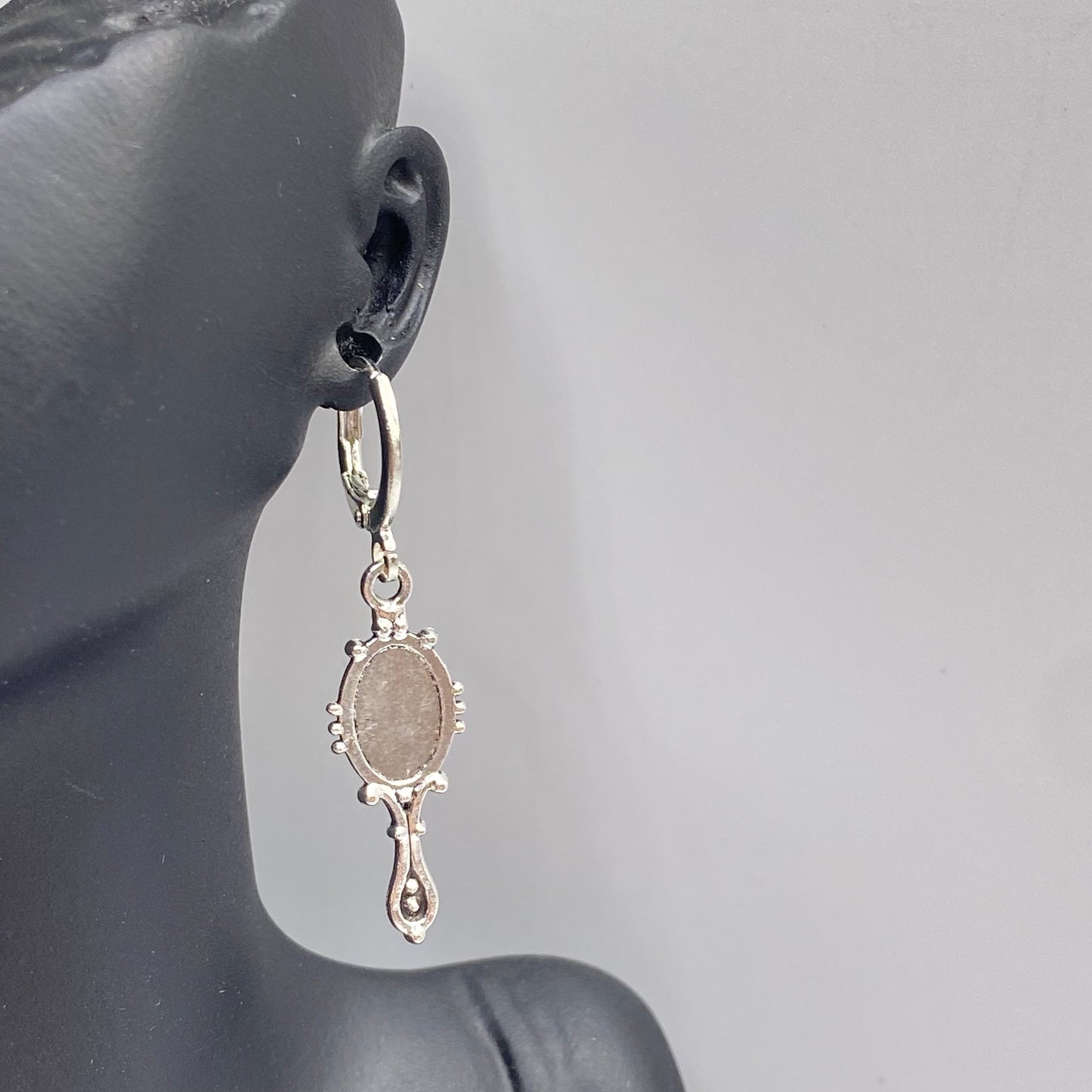 Mirror Huggie Hoop Earrings