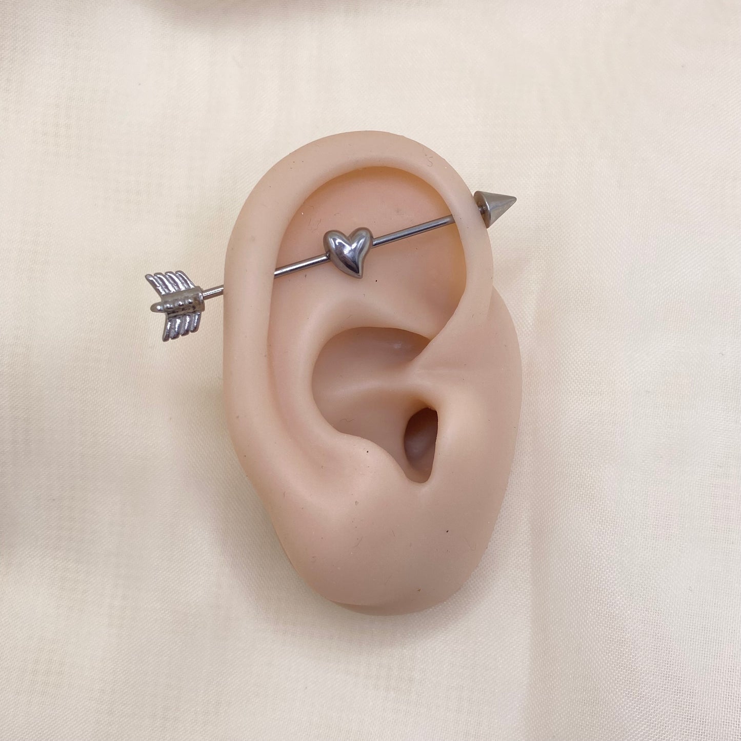 Arrow Industrial Ear Piercing