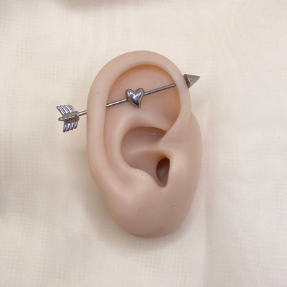 Arrow Industrial Ear Piercing