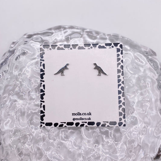 T-Rex Dinosaur Stud Earrings