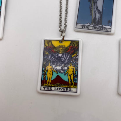 Colourful Tarot Card Necklace