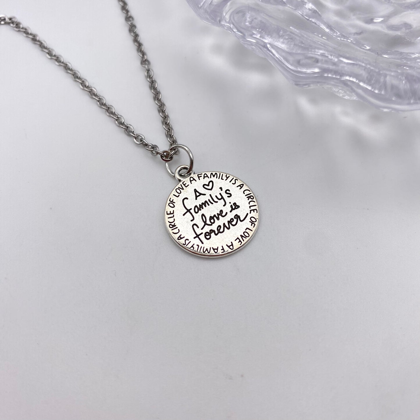 ‘A Family’s Love Is Forever’ Necklace