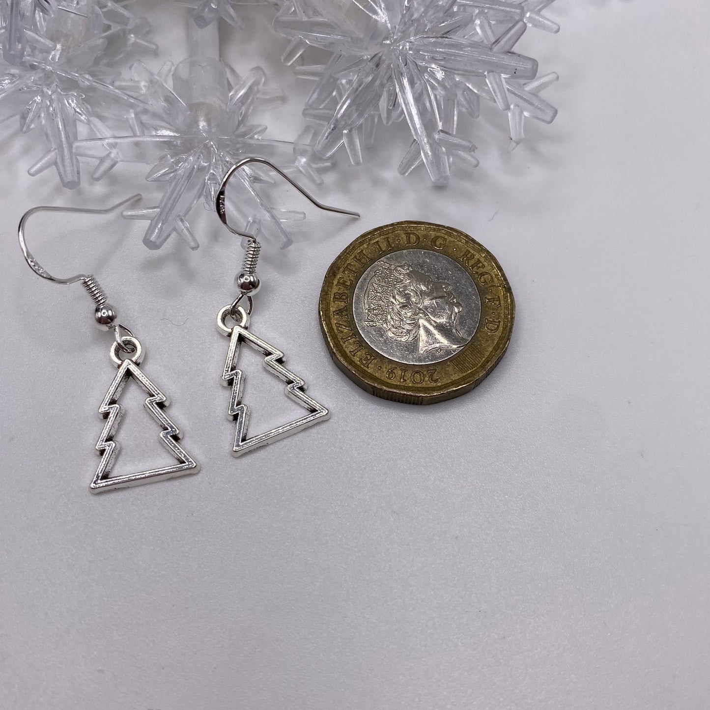 Christmas Tree Outline Earrings