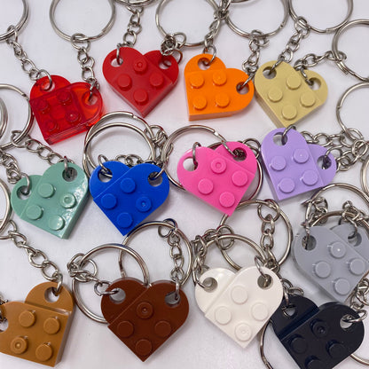 Brick Heart Keyrings