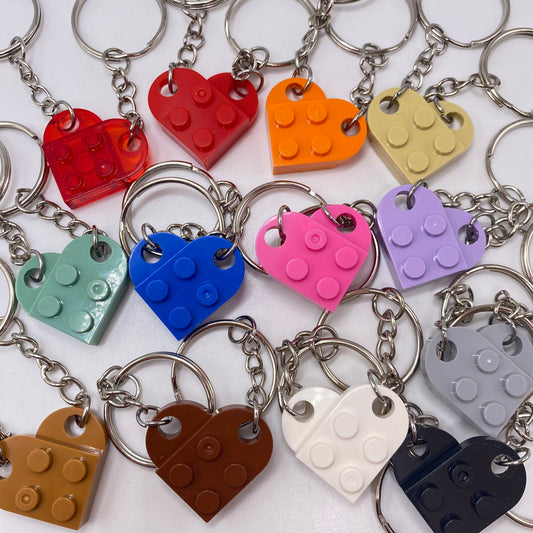 Brick Heart Keyrings
