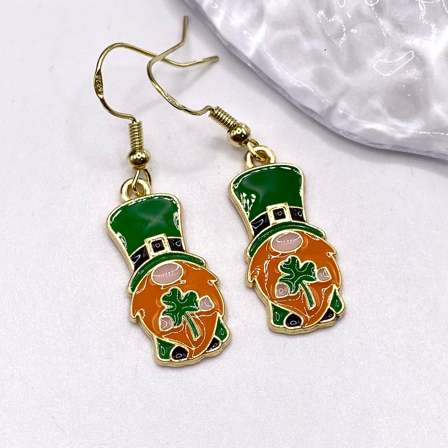 St Patrick’s Day Gonk Earrings