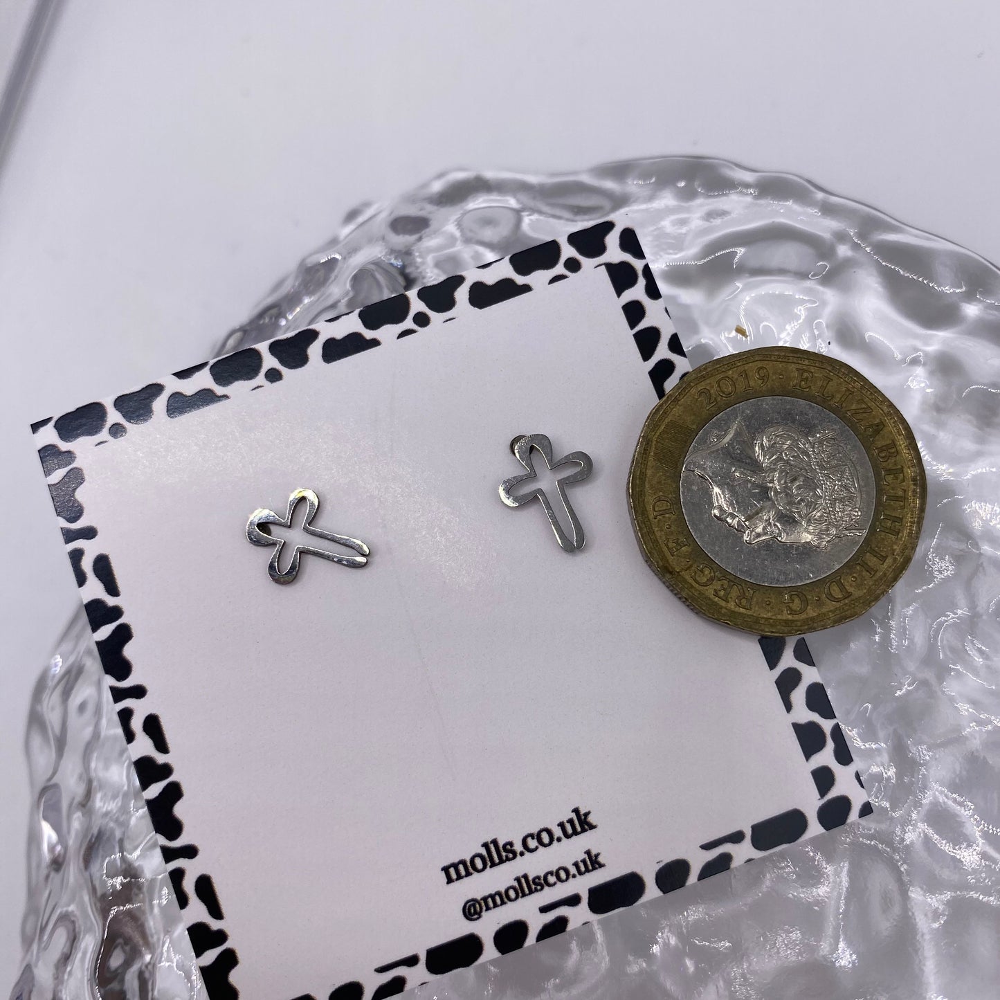 Cross Stud Earrings