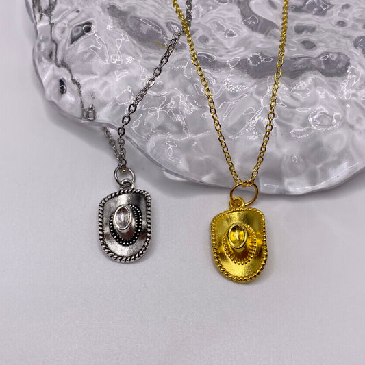 Cowboy Hat Necklace