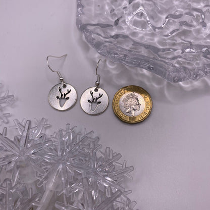 Reindeer Pendant Earrings