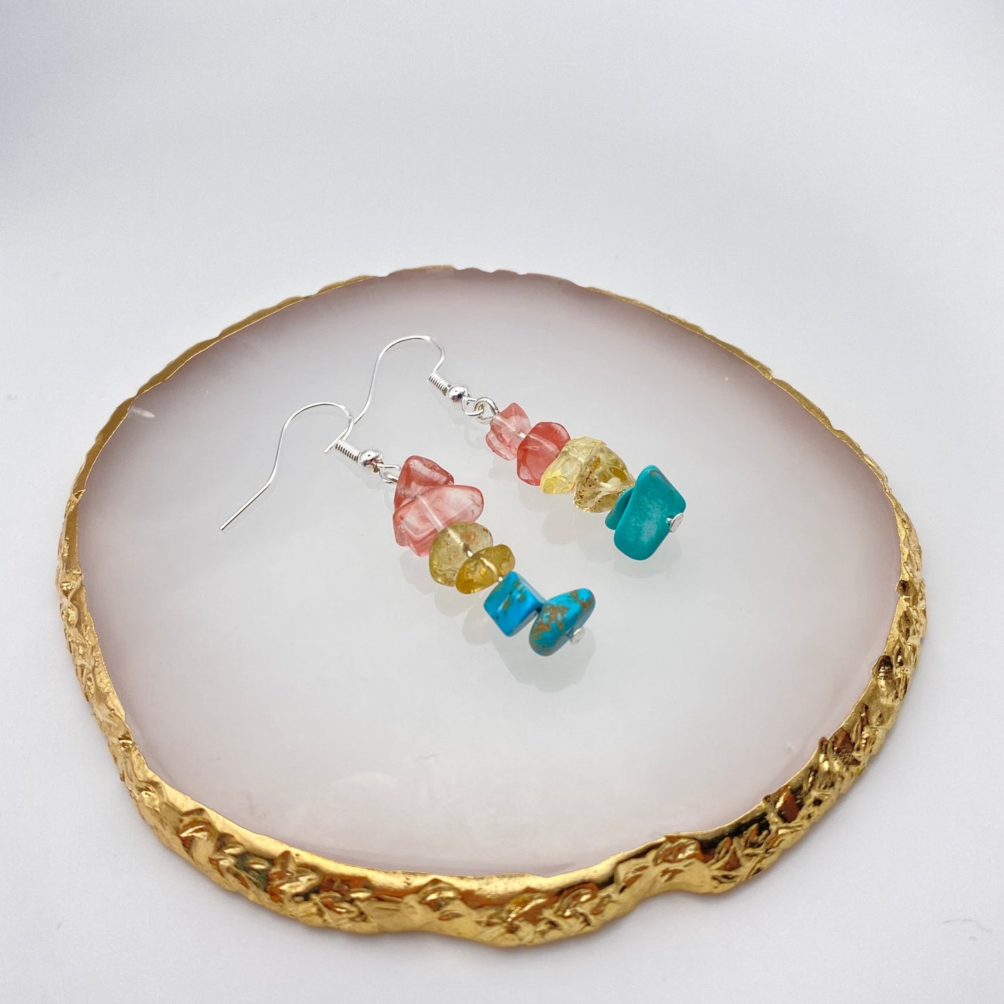 Rainbow Crystal Earrings