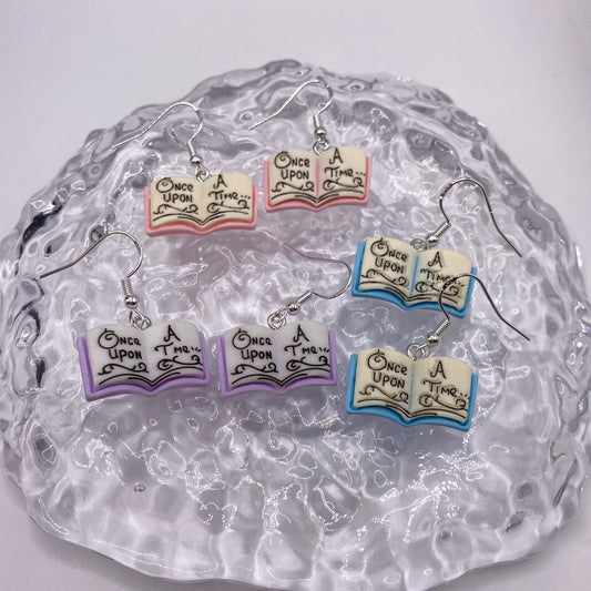 Fairytale Book Earrings