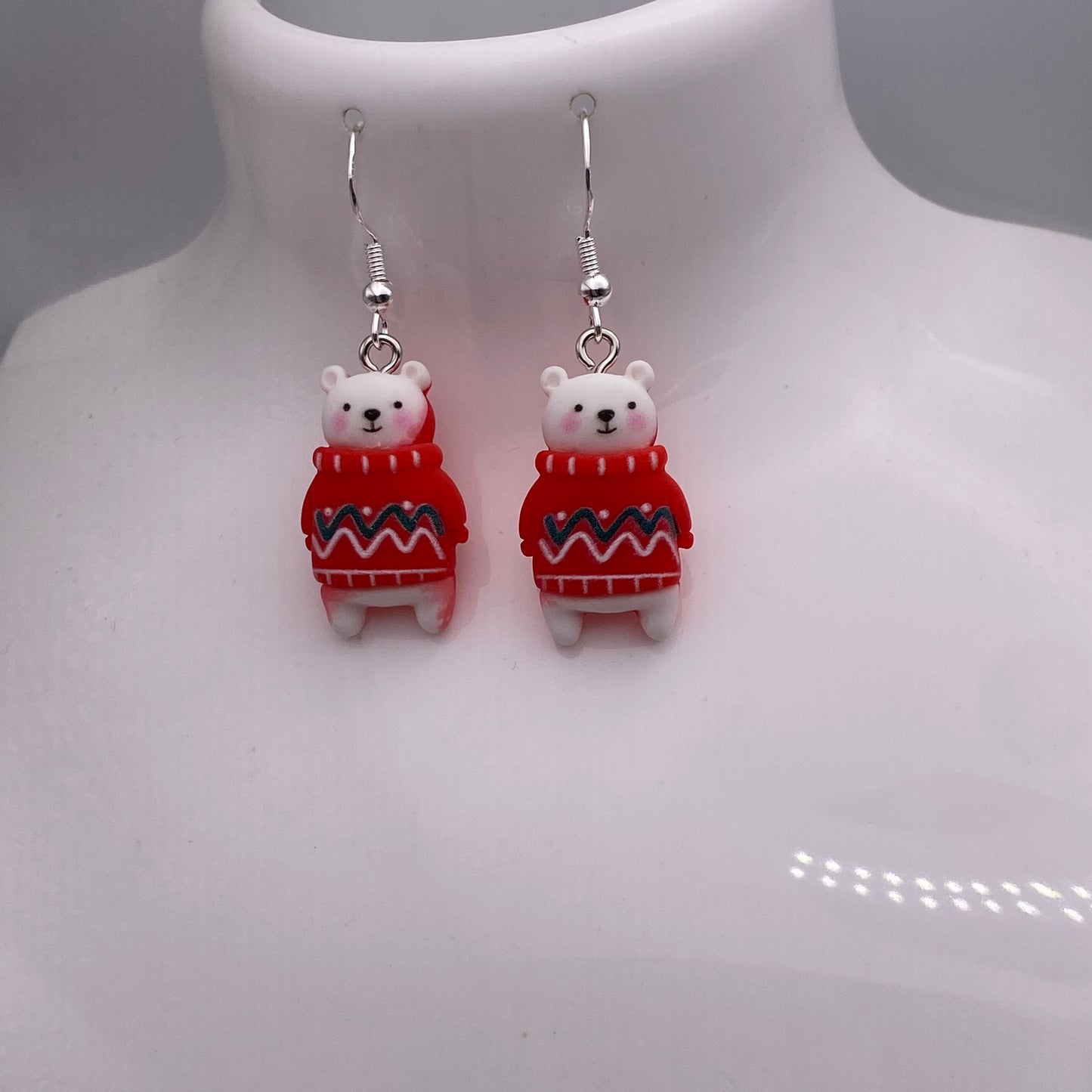 Polar Bear Earrings