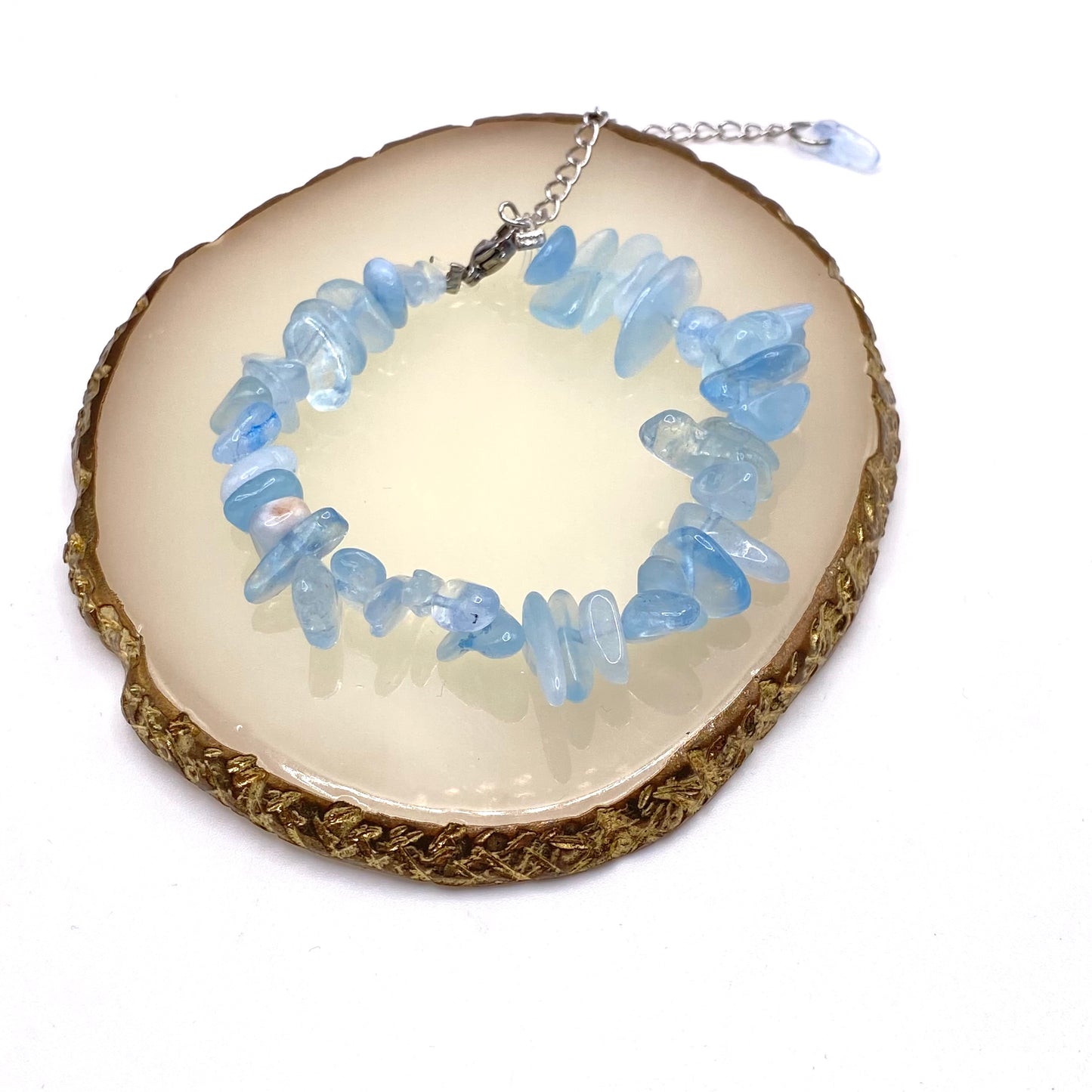 Aquamarine Crystal Bracelet