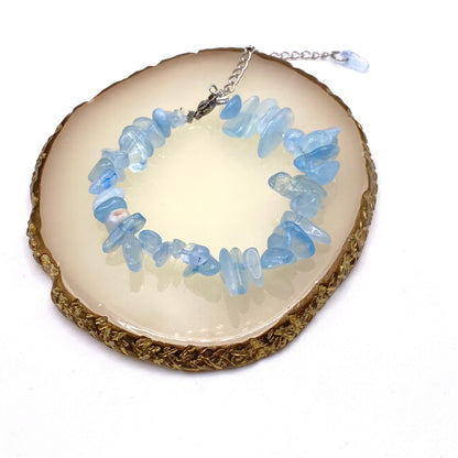 Aquamarine Crystal Bracelet