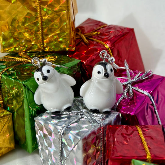 Chunky Penguin Earrings