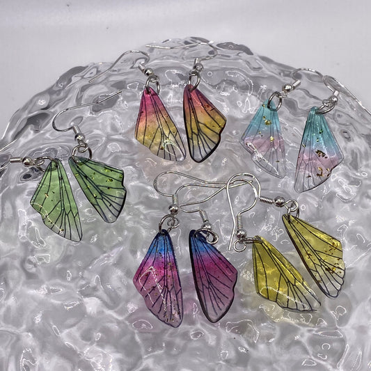 Small Fairy Wing Earrings