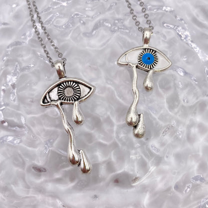 Crying Teary Eye Necklace
