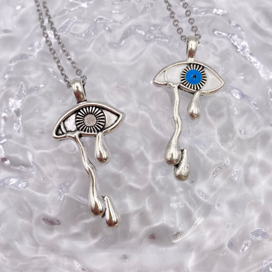 Crying Teary Eye Necklace