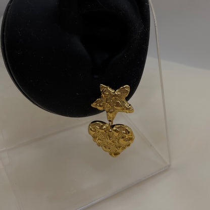 Dangly Starfish Love Stud Earrings