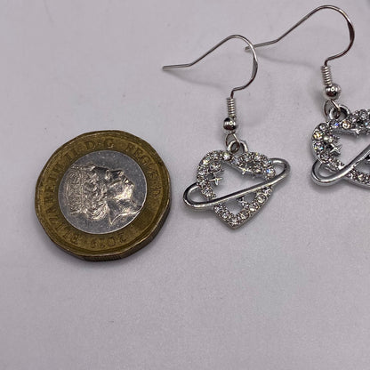 Sparkly Planet Earrings