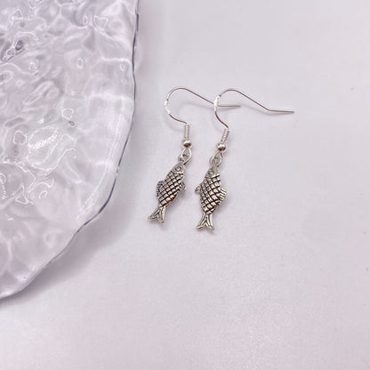 Silver Fish Earrings