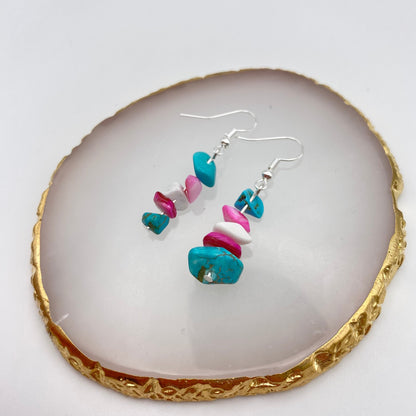 Rainbow Crystal Earrings