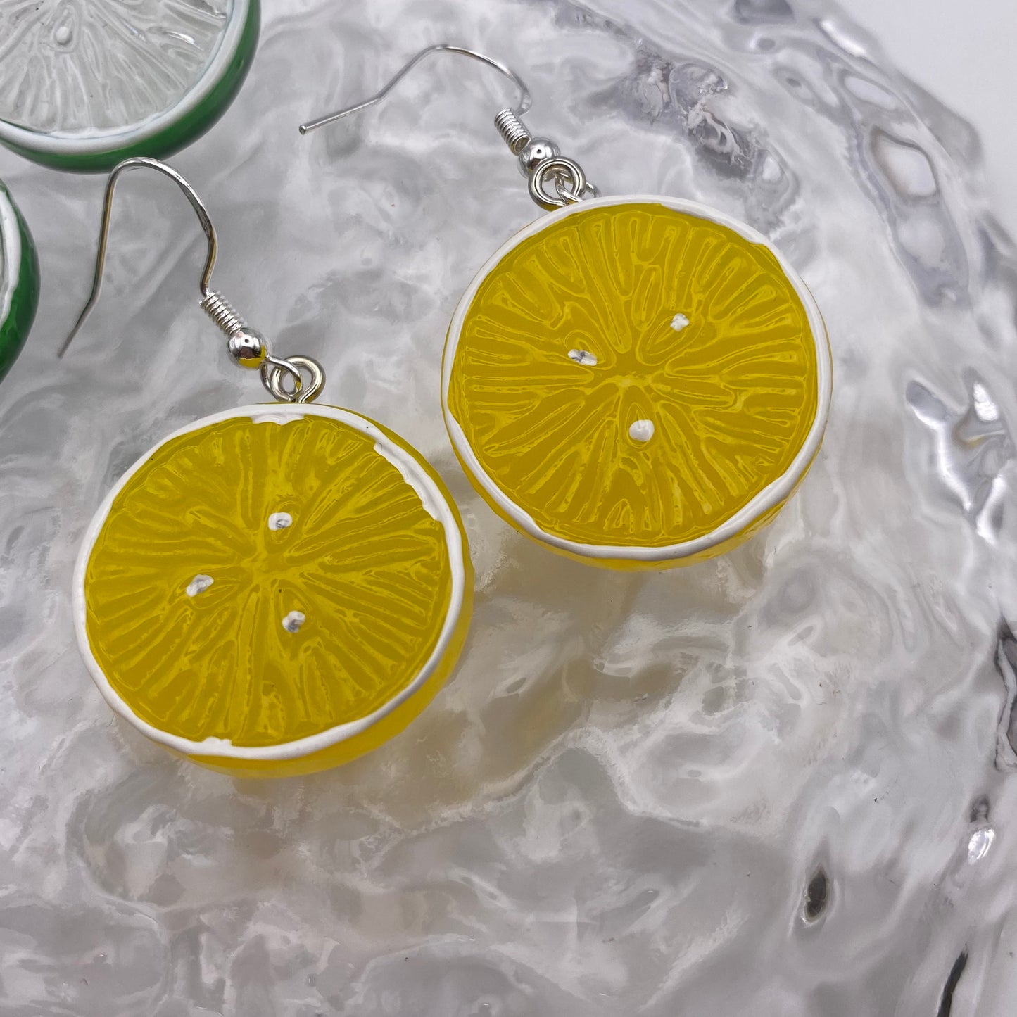 Full Fruit Slice Earrings