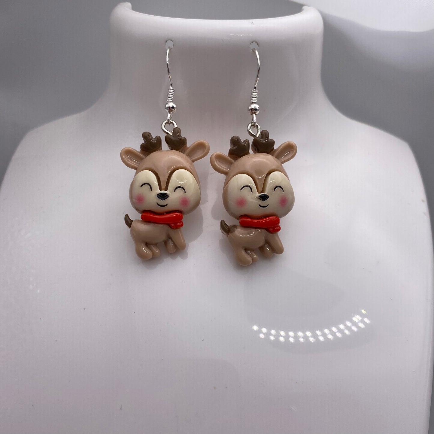 Chunky Reindeer Earrings