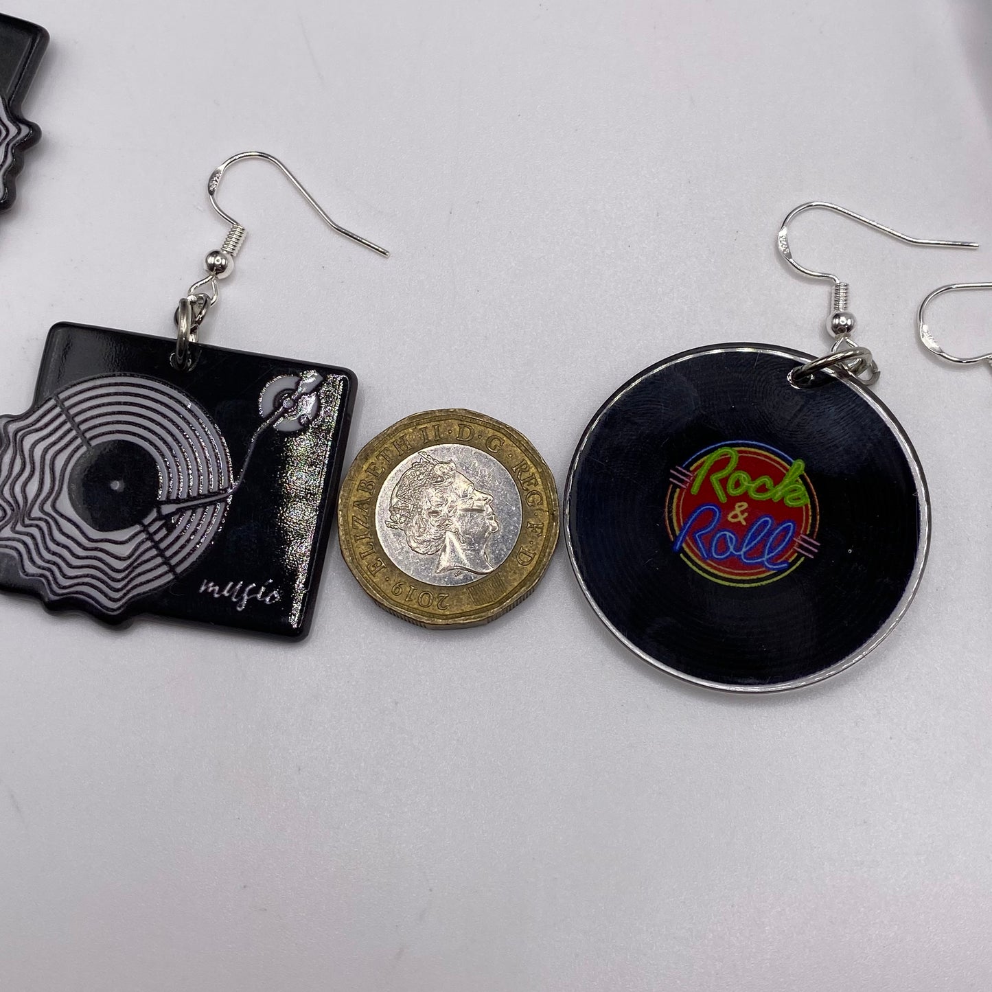 Vinyl Record Earrings