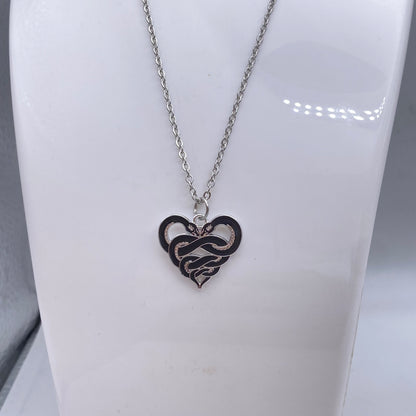 Heart Snakes Necklace