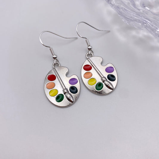 Paint Pallette Earrings