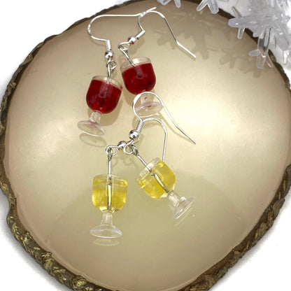 Wine Glass Earrings