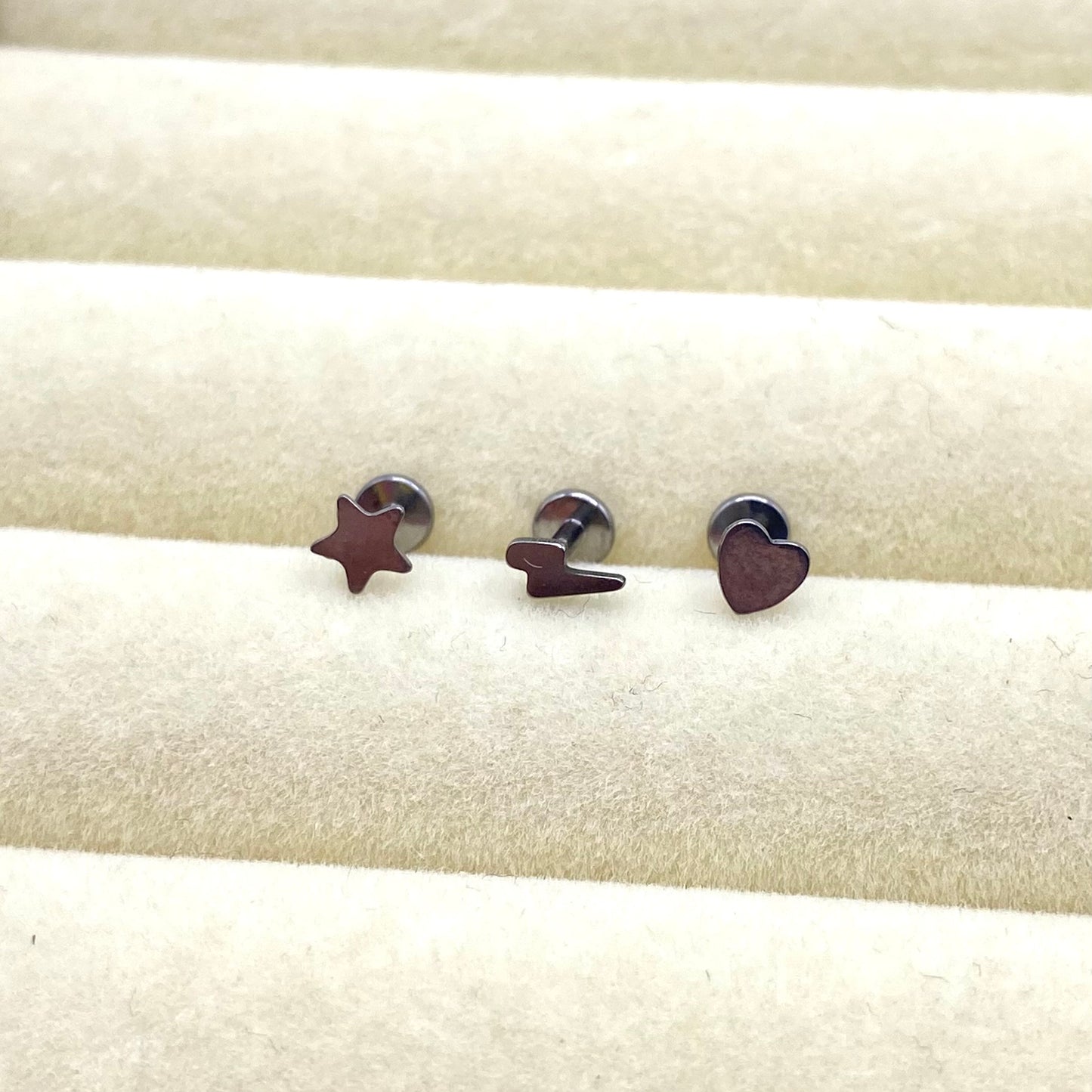 Flat back Lip Ear Piercing