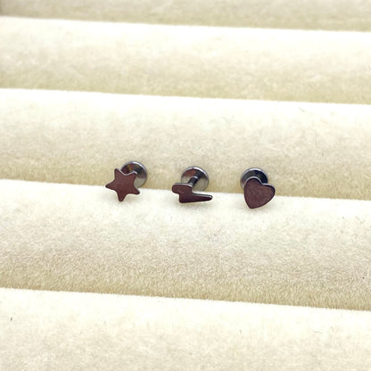 Flat back Lip Ear Piercing