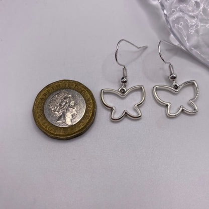 Butterfly Outline Earrings