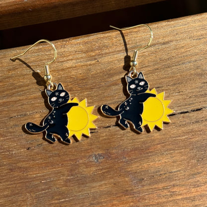 Self Care Cats Earrings