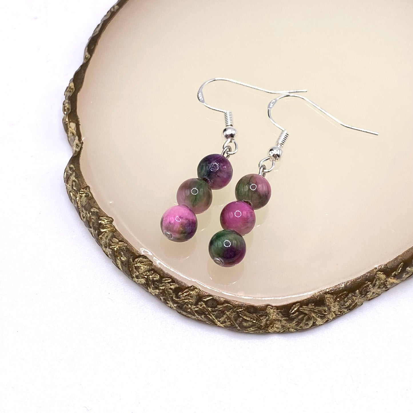Round Tourmaline Earrings