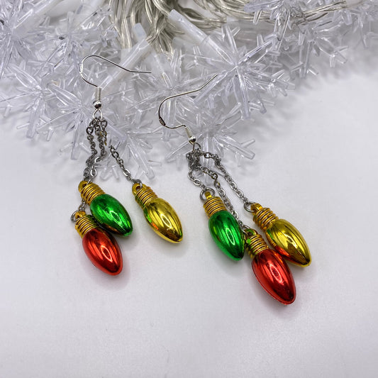 Christmas Lights Earrings