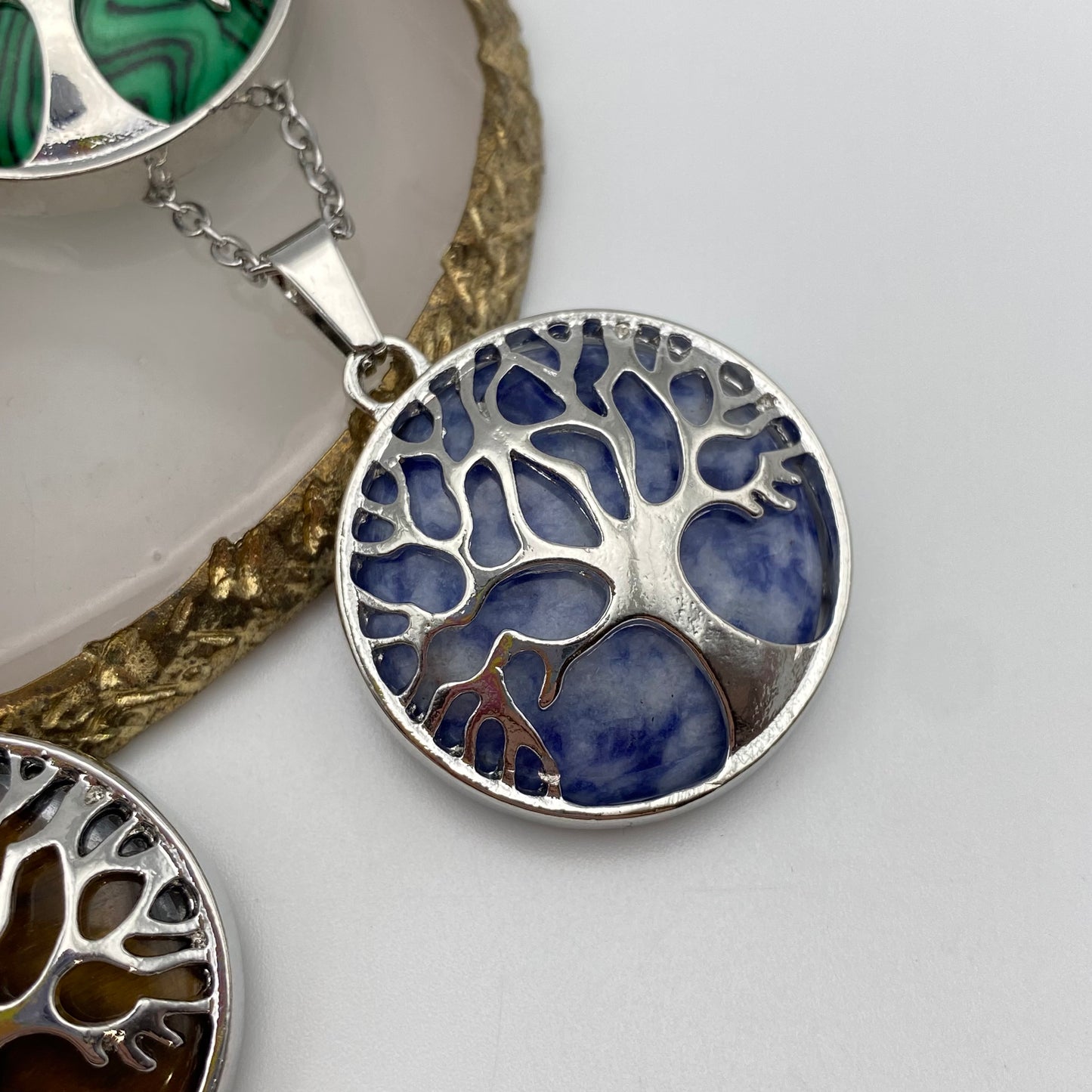 Crystal Tree of Life Necklaces