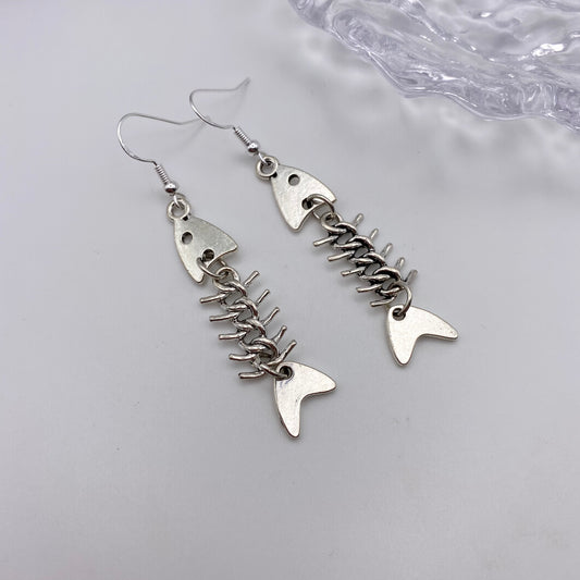 Fish Bone Earrings